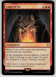 Court of Ire (213/626) - Commander: The Lord of the Rings: Tales of Middle-earth