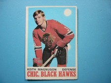 1970/71 O-PEE-CHEE NHL HOCKEY CARD #151 KEITH MAGNUSON ROOKIE RC VG MK 70/71 OPC. rookie card picture