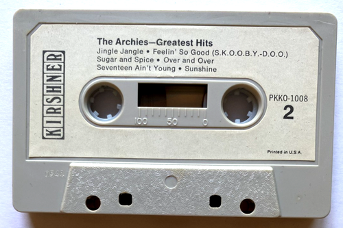 ORIGINAL ART COVER THE ARCHIES HITS PAPER LABEL 1970 KIRSHNER PKKO-1008 GUM POP - Picture 3 of 4