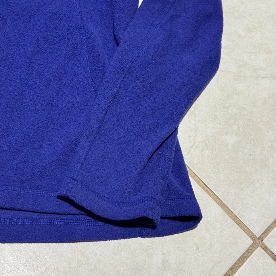 Pullover polar The North Face para mujer pequeño azul 1/4 cremallera ligero senderismo cálido Foto 3 de 4
