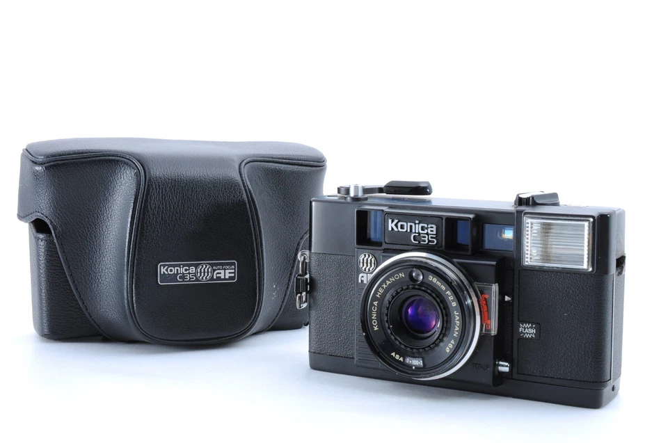 [Casi COMO NUEVA] Cámara fotográfica Konica C35 AF2 enfoque automático 35 mm de JAPÓN Foto 2 de 4