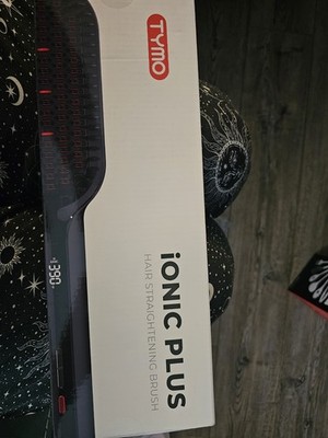 TYMO IONIC PLUS Hair Straightening Brush. Ionic Tech, 16 Temps, 450°F - NEW 