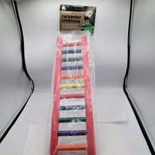 Ph Prevue Bird Cage Wood Ladder Large 11 Rung for large birds. New 2 avail.