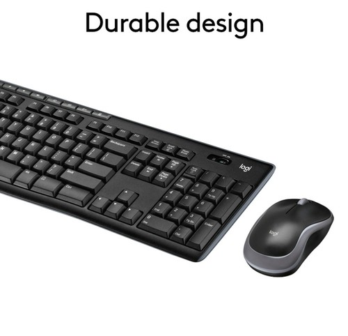 Logitech MK270 Wireless Combo Tastatur & Maus USB schwarz 920004536 - Bild 7 von 11