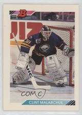 1992-93 Bowman Clint Malarchuk #30 0c4