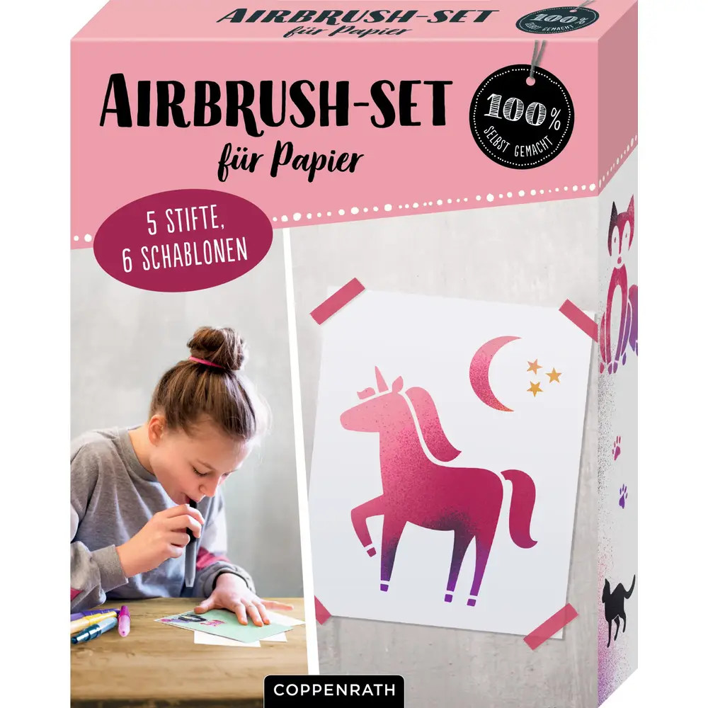Airbrush-Set für Papier | Kit (Bastelset) | 100% selbst gemacht | Deutsch | 2025 - Image 2