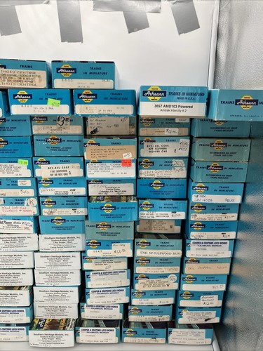 LOT of 94 Athearn Various Sizes Empty Boxes for Model Trains Ships Fast - Picture 5 of 8