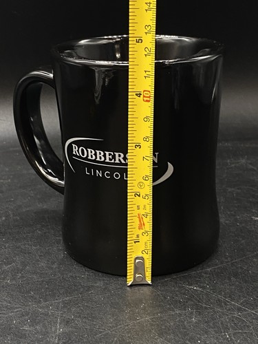 Oregon Robberson Lincoln Fahrzeug Vintage schwarz Kaffeebecher Werbe Logo - Bild 5 von 5