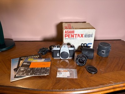 (FULL SET BOX,  EXCELLENT) Asahi Pentax Spotmatic F + SMC Takumar 28mm f3.5