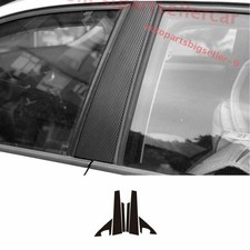 Cubierta de pilar BC centro ventana pegatina de fibra de carbono para VW Jetta MK6 15-2018