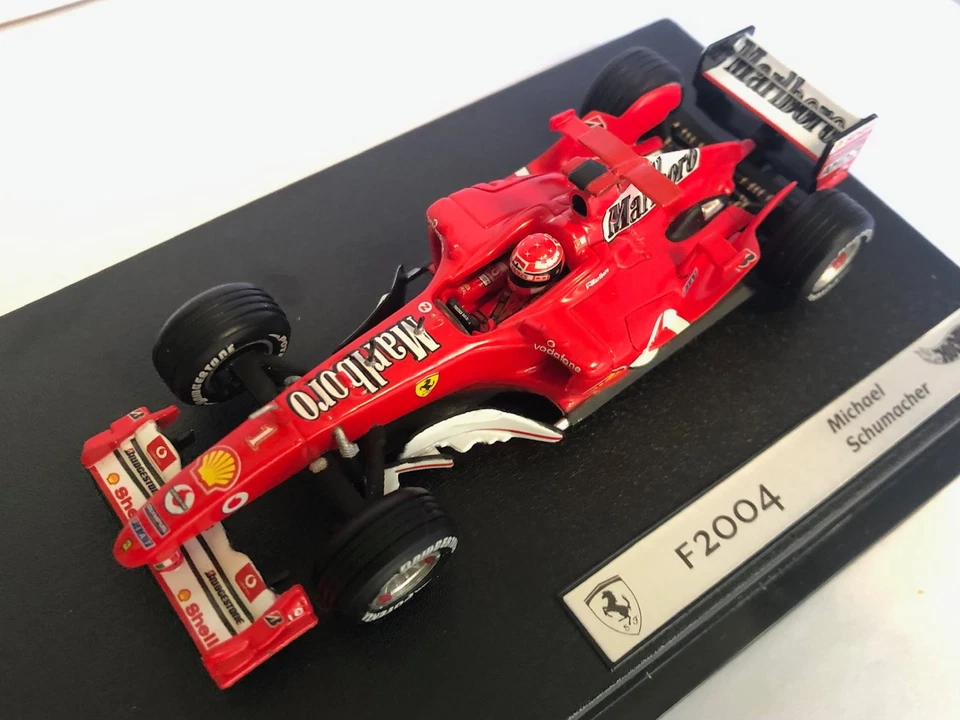 F1 1/43 Hot Wheels Ferrari F2004 N°1 M.Schumacher Winner San Marino GP 2004 - Immagine 3 di 4