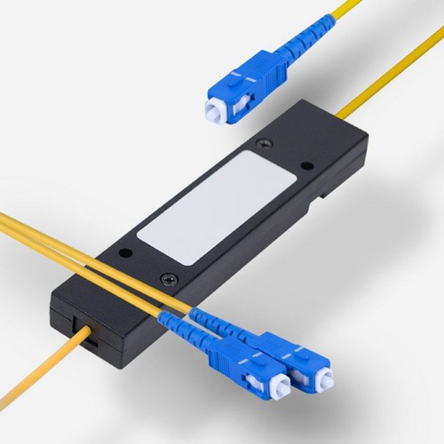 Ftth SC UPC 1X2 Fiber Optical Splitter Coupler Cable FBT Signalmode Module - Photo 3/14