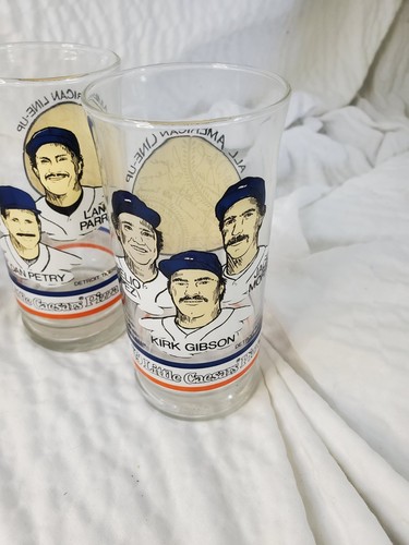 4er SET VINTAGE DETROIT TIGERS BASEBALL BRILLEN 1984 World Series Winners - Bild 2 von 9