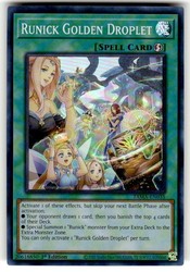 Runick Golden Droplet TAMA-EN035 Super Rare 1st Edition