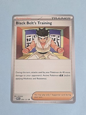 2025 Black Belt's Training 96/131 - Prismatic Evolutions - NM/MINT Pokémon TCG