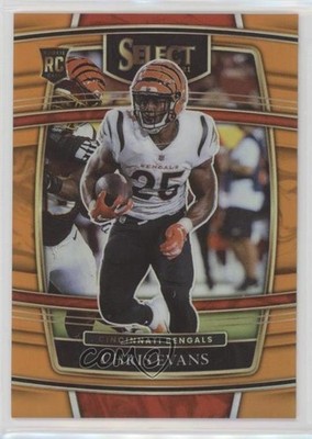 2021 Panini Select Concourse Orange Prizm 28/49 Chris Evans #96 Rookie RC 0l5d