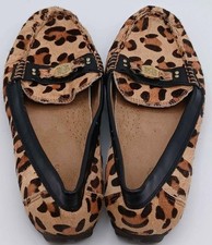 G.H. Bass Leather Whitney Weejuns Loafer Size Black/Leopard Print. Size 8.