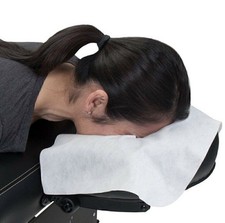 100pcs Disposable Cushion Circle Cover Massage Table Fitted Head Face Rest