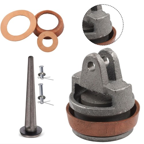 Type 75 Hand Pump Replacement Piston Set with Leather Cuff and Bolt Kit - Picture 4 of 11