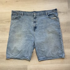 Levis Mens 569 Loose Straight Fit Shorts Denim Light Wash W48