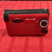 Weather X WR182R NOAA Weather Band and AM/FM Radio Flashlight