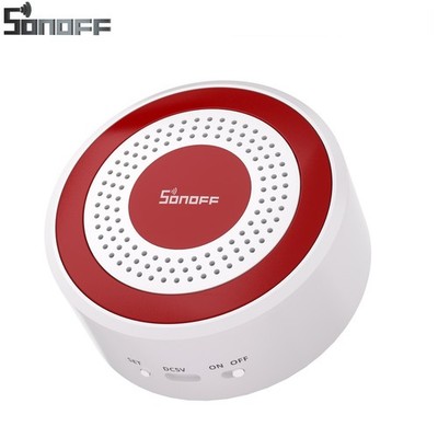 Sonoff SNZB-09P Zigbee Innensirene mit 105dB Lautstärke und Licht-Einbruchmelder