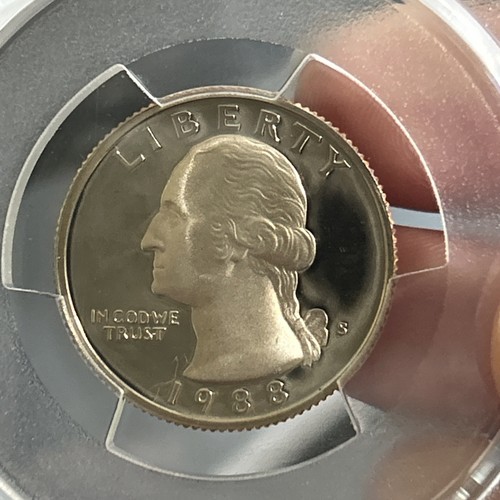 1988-S PCGS PR70DCAM Washington Quarter - Bild 2 von 3