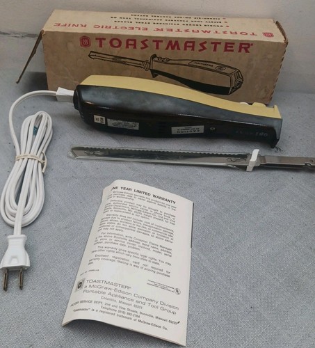Vintage Toastmaster elektrisches Tranchiermesser - Modell: 6105 A nie benutzt nur getestet - Bild 2 von 4