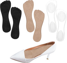 3 Pairs of 3/4 High Heel Cushion Inserts, 8.07X2.76X0.14In Dress Shoe Insoles Ge