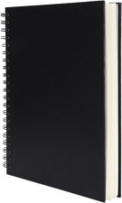 8.5X11Inches Hardbound Sketch Book, Spiral Bound Sketch Pad, 80-Sheets 90Gsm Inn
