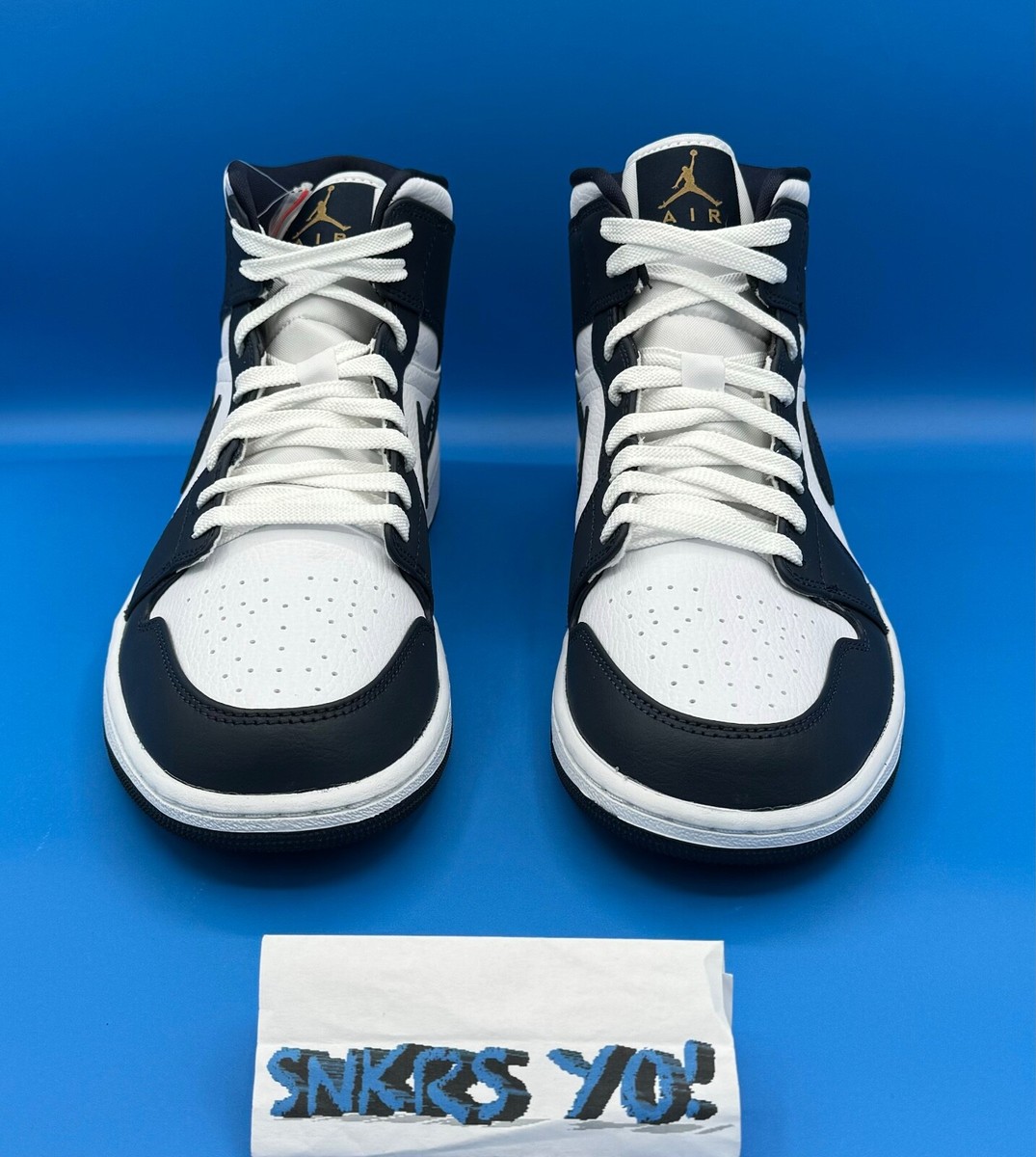 Jordan 1 Mid Obsidian (554724-174) Sizes 10.5 | eBay
