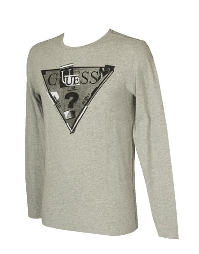 SG Maglia uomo manica lunga girocollo con stampa cotone GUESS articolo M44I19 I3 - Imagen 10 de 13