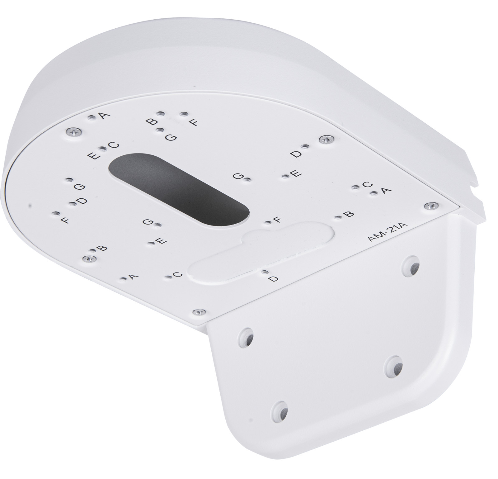 vivotek AM-21A V02 L-shape Bracket support de fixation en L en aluminium blanc pour caméra