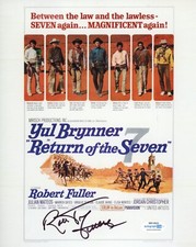 Robert Fuller Return of the Seven Autographed Signed 8x10 Photo ACOA
