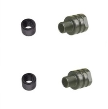 2x Steel 5/8x24 Thread To 1/2x28 Thread Convert Adapter, 1/2x28 Thread Protector