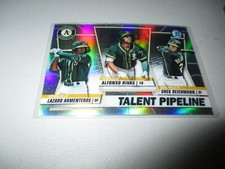 2020 Bowman Chrome Talent Pipeline Armenteros/Rivas/Deichmann Oakland A's