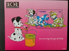 Gambia 1997 / Disney "101 Dalmatians" - Discovering the Joy of Paint