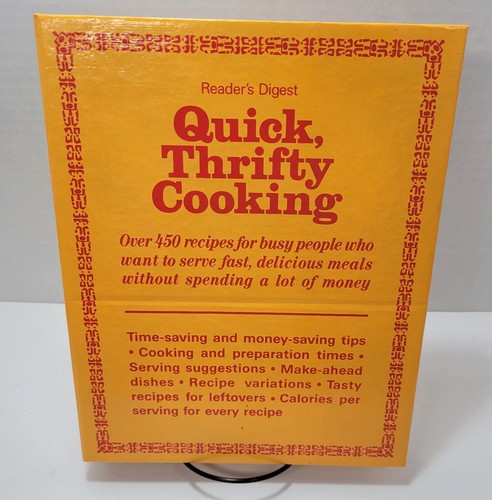 Quick Thrifty Cooking from Reader's Digest 1985 Recipes Vtg | eBay