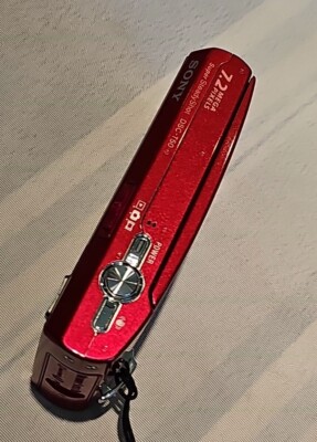 Sony CyberShot DSC-T50-RED-7.2 MP-Digital Camera-memory Card