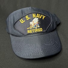 Vintage US Navy SnapBack Men’s Hat Made In The USA One Size Fits Most