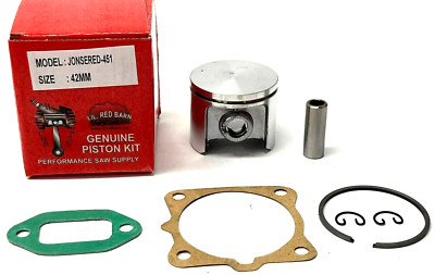 JONSERED 451, 451E, 451EV PISTON KIT AND GASKET, 504410004, 504130008, NEW, USA