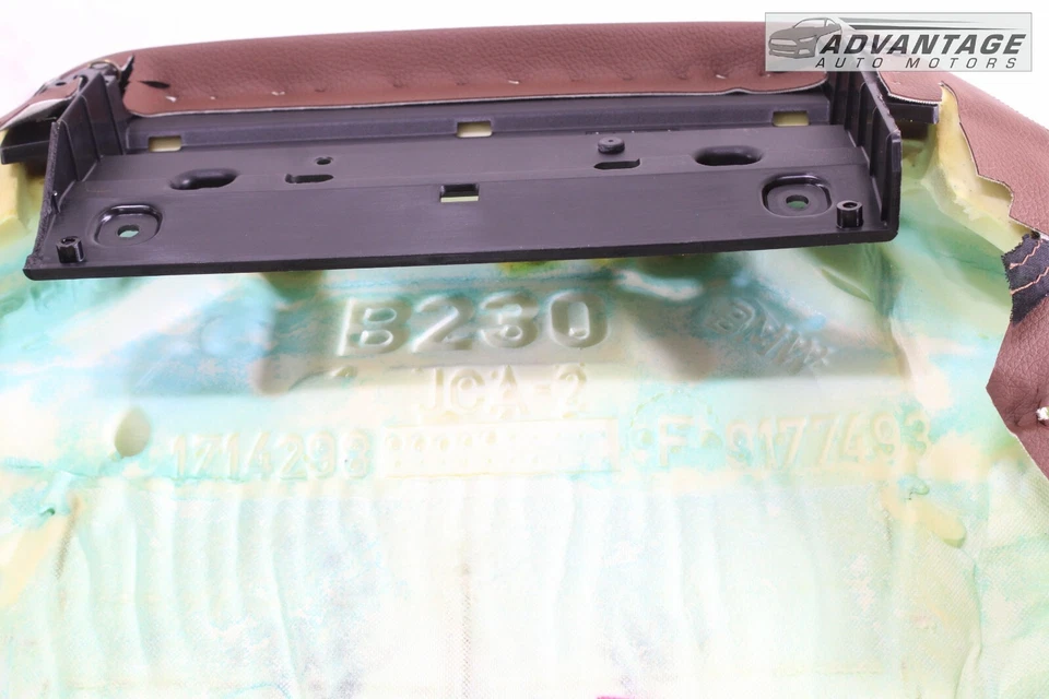 2009-2013 BMW 535XI F10 FRONT RIGHT SIDE UPPER SEAT BACKREST CUSHION LEATHER OEM - Image 4 of 4