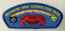 Baltimore Area Council 2004 SA-45 Pow Wow SAP Patch [PH690]