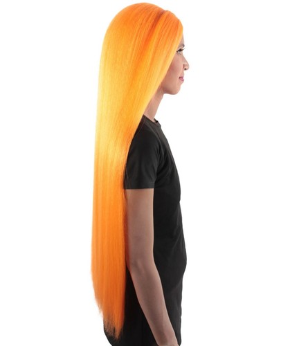 Adult Women's Extra Long Length 36" Inch No Bangs Cosplay Hair Wig, HW-6842A - Picture 45 of 291