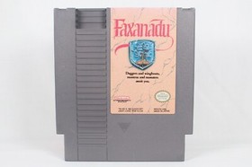 Faxanadu (Nintendo Entertainment System, 1989) NES - Game CART & CASE - TESTED