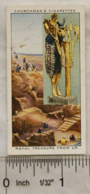 1935 Churchman's Treasure Trove No. 35 Royal Treasures from Ur
