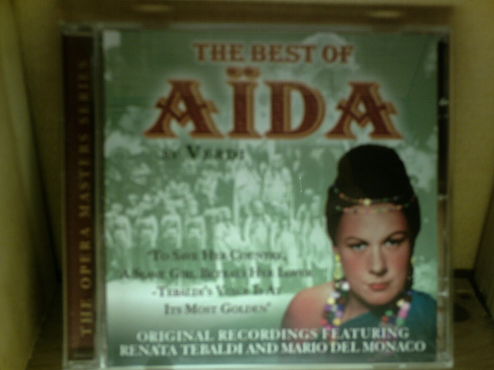 Various Artists Best of Aida, The (Tebaldi, Del Monaco) (CD) Album