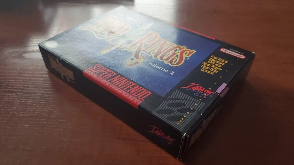 Lord of the Ring SNES Super Nintendo 1994 NTSC (US/Canada) - Complete - Image 4 of 4