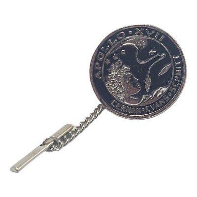 1972’s★ NASA★ アポロ17号★ヒューストン関係者Tie-Pin★銀色 Vintage NASA Apollo XVII 17 Space Tie Tac Pin Silver Tone | eBay