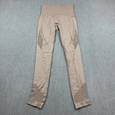 Gymshark Leggings Small Beigie Energy Seamless High High Waisted Stretch Pants